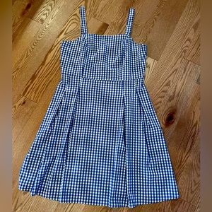 Blue and White Gingham Sundress